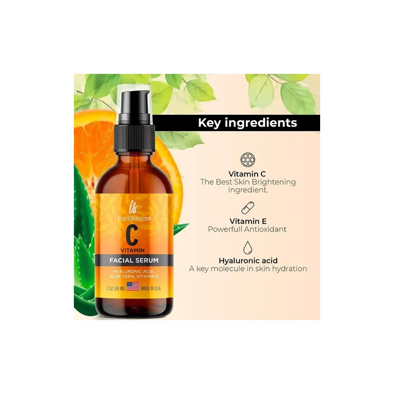 Paquete 2 Sueros Faciales De Vitamina C, Instaskincare