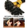 VINBAO U Tip Human Hair Extensions, Natural Black 50s 40g,