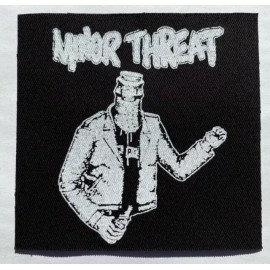 Punk Rock Minor Threat Cloth Patch Sew On Badge Punk Rock Approx 4" X 4" (CP117)