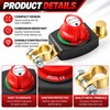 12V–48V Battery Disconnect Switch – Top Post Negative Terminal Battery