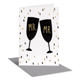 American Greetings Wedding Card for Two Grooms (Here's To Your Day)