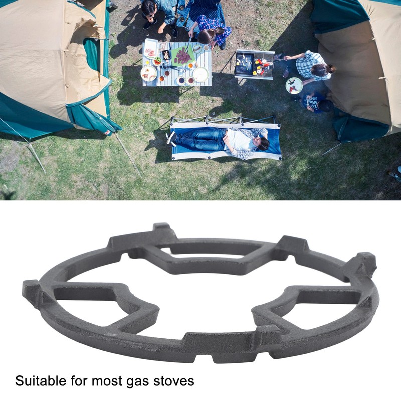 Wok Ring Cast Iron Anti Slip Universal Gas Stove Support