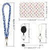 8 Piece Scrunchie Lanyard Gift Set, Butterfly ID Badge Holders