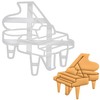 Grand Piano cookie cutter, 1 piece - Bakerlogy