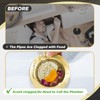 Mudder 3 Pcs Kitchen Sink Drain Strainer and Stopper Stainless