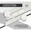 DOJA BARCELONA 1 mm spacers, plastic, spacers, white, pack of