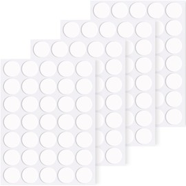Surard Sticky Tack, 140 10mm/0.4" Removable Poster Putty, Double Sided Adhesive Mounting Round Reusable Tacky Dots Transparent Stickers for Wall Hanging Pictures Posters
