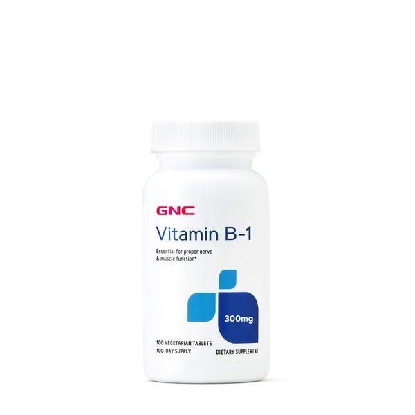 GNC Vitamin B-1 300mg - 100 Vegtetarian Tablets