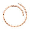 Lobyka Germanium Necklace, Women's, Titanium, Hematite, Pink Gold, Birthday Gift,