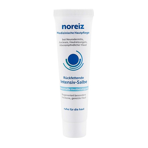noreiz Moisturising Intensive Ointment 15 ml • Medical Skin Care for Very Dry, Irritated Skin, Neurodermatitis and Against Itching • Active Ingredient Thiocyanate • Made in Germany