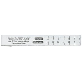 Coburn Dairy Goat Weigh Tape - 54"