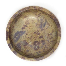 Round Natural Stone Bowl for Smudge or Incense