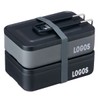 LOGOS 88230243 Stacked Female Kit & Metal Case Set, Black,