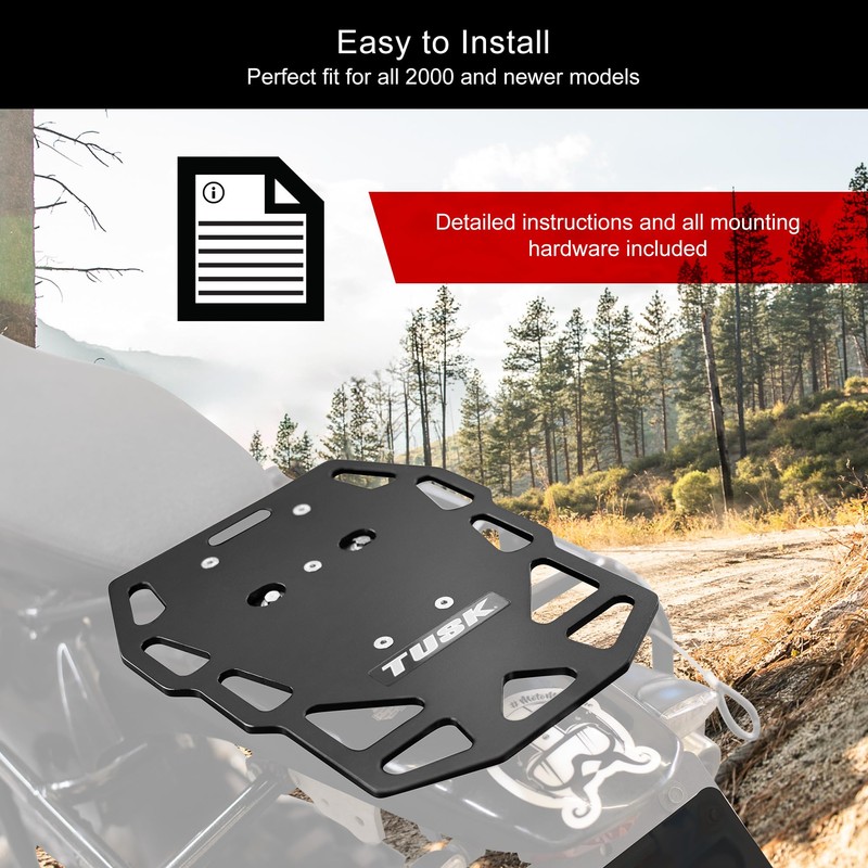 Tusk Top Rack Compatible with Suzuki DR-Z 400S 2000-2024