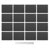 16pcs V Shaped Mini Chalkboard Sign Erasable Reusable for Food