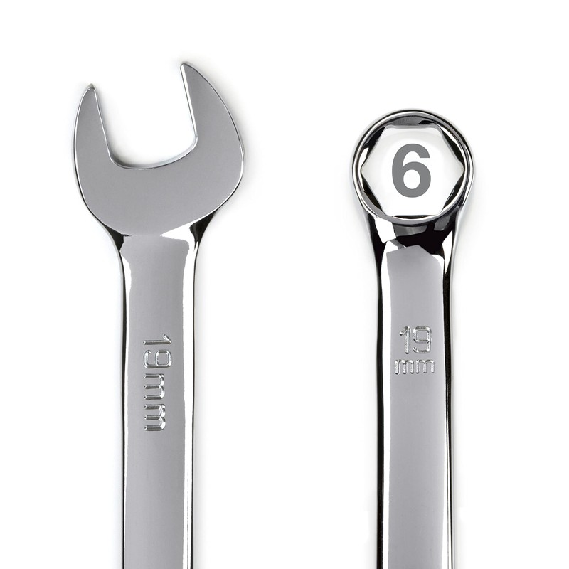 Steelman Pro 16-Piece Metric 6-Point Combination Wrench Tool Set, Durable