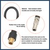 INFINAUTO 1pcs 20cm Flexible Copper Rubber Tube Tire Valve Connect