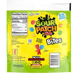 Sour Patch Kids 🔴 New Limited Edition SOUR PATCH KIDS Bites Mini Soft Chewy Candy Bag 12oz