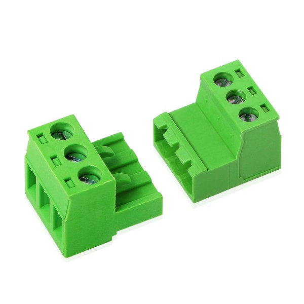 GINTOOYUN 5 Sets Phoenix Plug 3-Pin, 2EDGRK 3-Pin 5.08mm Terminal