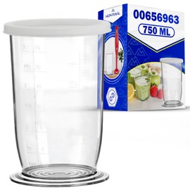 MONTERAL Measuring Cup with Lid for Hand Mixer 750 ml with Original Code 00656963 656963 for Bosch Siemens