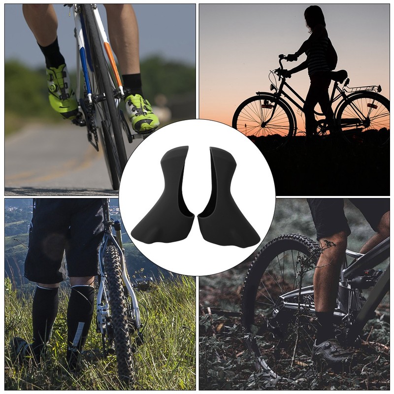 A Pair Silicone Road Bicycle Handlebar Protective Cover Comfortable Grips