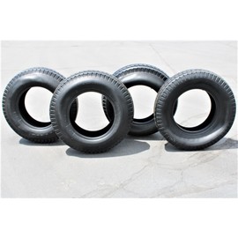Antego ST185/80D13, 6PR Load Range C Trailer Tire by Antego Tire & Wheel (Set of 4)