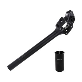 Bike Suspension Seat Post,27.2/30.9/31.6mm,Shock Absorber Saddle Seatpost with Reducer for Mountain Bike/Road Bike,Aluminum Bicycle Seat Post 372 mm Length
