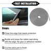 X AUTOHAUX Car Door Edge Guard, 16.4ft U Shape Rubber