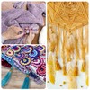 sourcing map Bookmark Tassels - 2Pcs 13.5cm/5.31" Soft Mini Tassel