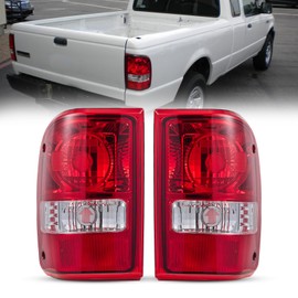 Awayet Tail Lights Assembly Compatible with 2001-2011 Ranger Rear Light Red 2Pcs