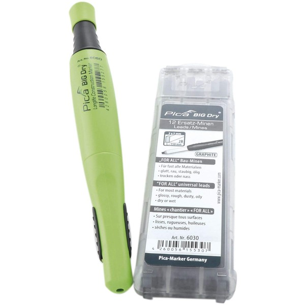 Pica Big Dry 1x Marker + 12 Refills 6030 for All