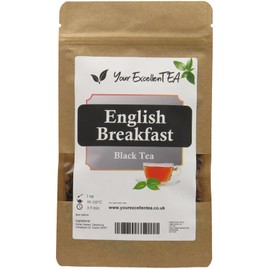 English Breakfast - Blend Of The Best Loose Leaf Black Teas - Indian Assam, Darjeeling Himalayan SF, Ceylon BOP1 100g