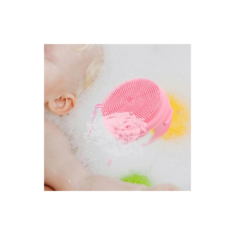 2 Cepillos Exfoliantes Corporales de Silicona, Depurador para Ducha y