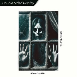 Halloween Window Zombie Window Cover 31x47 Inch Decoration