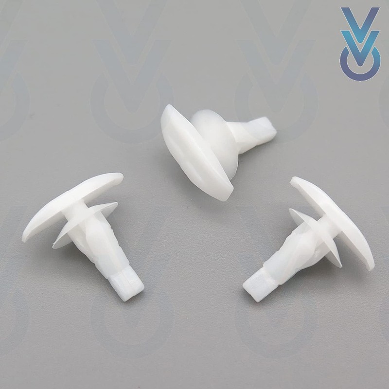 VVO Fasteners White Plastic Clips Windshield Compatible with Some Toyota
