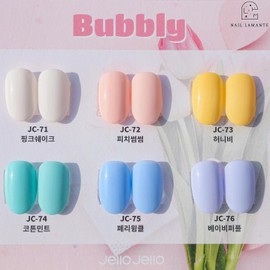 Jello Jello Bubbly Color Gel 6-piece set / 젤로젤로 버블리 컬러젤 6종 세트