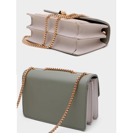 VONCOSS Women's Small Crossbody Purse Handbag Shoulder Bag with Multi-Pocket Organizer & Chain Strap, Fashion Designer Style