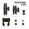 xik Kayak Phone Holder Mount with T-Bolt Track Ball,[720° Dual-Adjustable