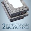 Cable Adaptador Molex A Doble Sata 15 Pines 2 Puertos