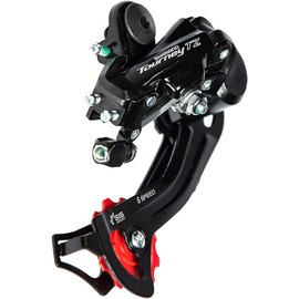 Meghna Bicycle Rear Derailleur Tourney RD-TZ500 6/7-Speed Long Cage for Mountain Road Bike MTB Direct Mount