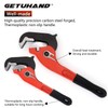 GETUHAND 10-Inch Self-Adjusting Rapid Grip Pipe Wrench, Ratchet Plumbing Wrench,