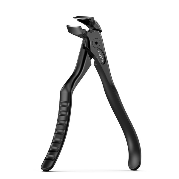 FERYES Ergonomic Non-Slip Long Handle Nail Clippers for Seniors, Unique