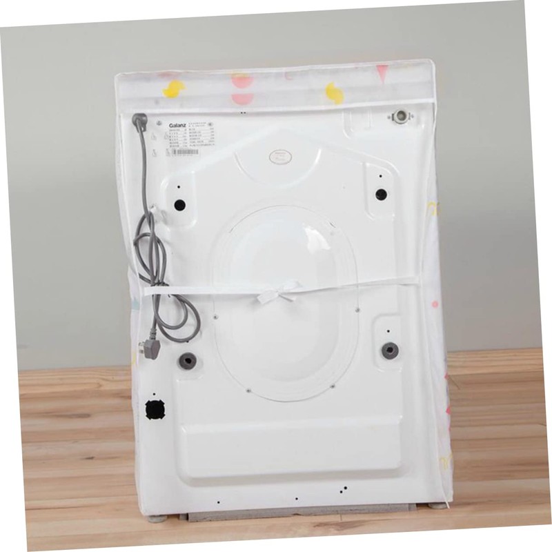 Zerodeko Washing Machine Case Zipper Peva Cover for Standard Washing