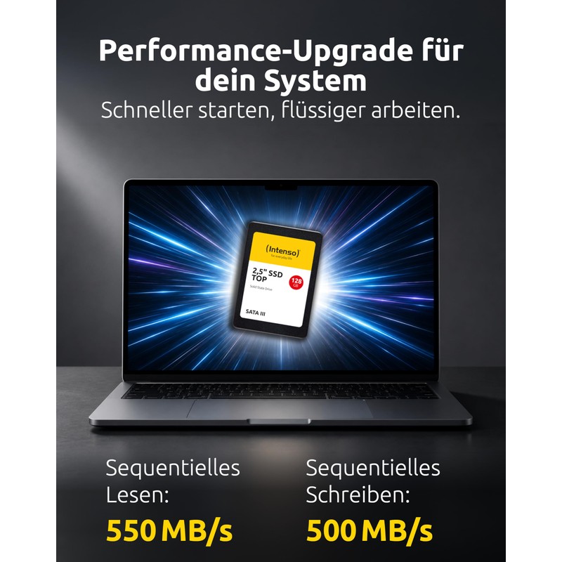 Intenso Internal 2.5" SSD SATA III Top 128GB Twin Pack,