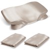 2 Pack Satin Pillowcase for Zelimun Cervical Pillow, Contour Pillow