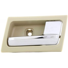 For Mercury Grand Marquis 2003-2011 Interior Door Handle Front OR Rear, Passenger Side Beige bezel with chrome lever | Trim:All Submodels