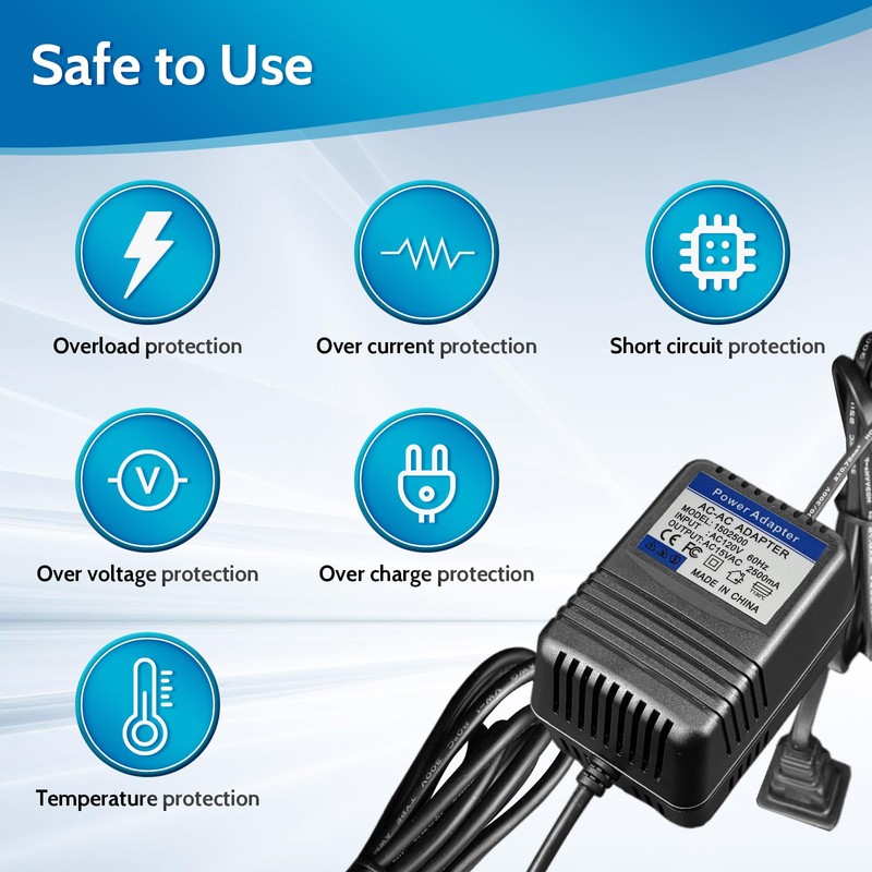 120V/15VAC Transformer Adapter for Acorn Stairlift Acorn