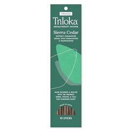 Triloka Premium Incense, Sierra Cedar, 10 CT