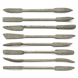 artdee Rasp Set / Corrugated Rasp / File Set (8 Pieces) for Working Soapstone, Clay & Plaster