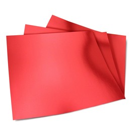 Hygloss Products Metallic Foil Board Sheets - 12 x 12 Inches – Red, 10 Pack